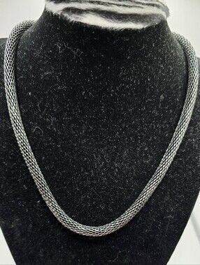 Unbranded Black Popcorn Chain Necklace Goth Alt